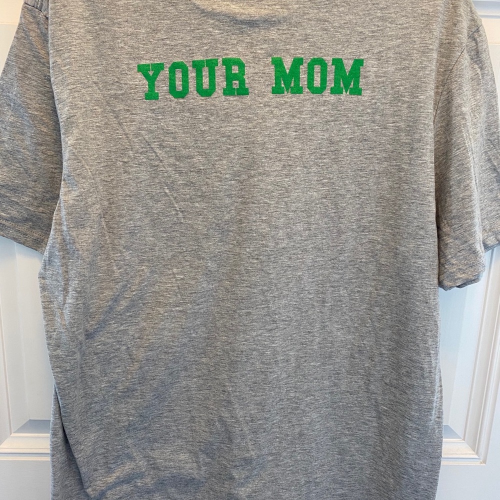 New Gray short sleeve t-shirt with gym humor - Picture 4 of 4